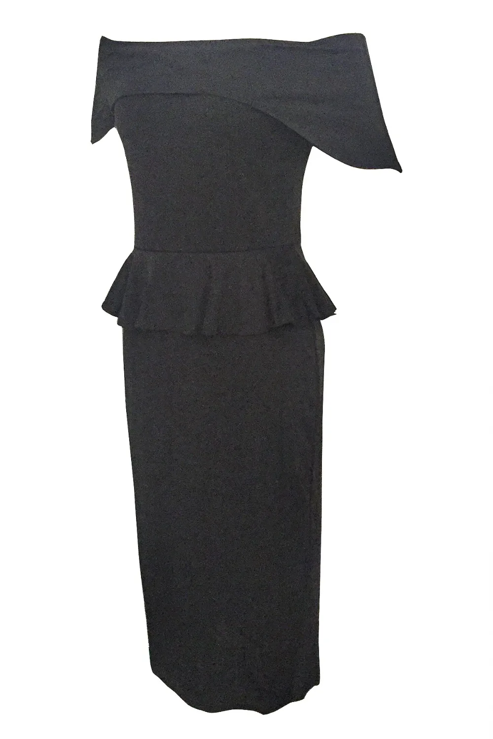 Gladiolus 2018 Summer Slash Neck Off The Shoulder Knee-Length Bodycon Ruffles Office Lady Dress Elegant Party Dresses vestidos  (20)
