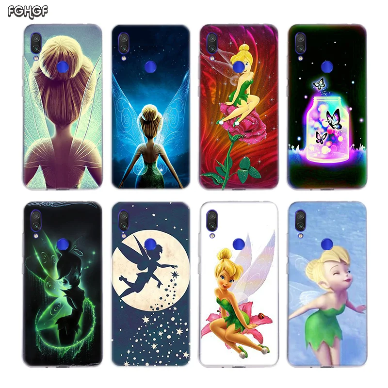 

Tinker Bell Case For Xiaomi Xiomi redmi Note 7 Pro 6 5 4 4 4A 4X 5 Plus 5A 6 Pro 6A S2 Silicone TPU Printing Cover