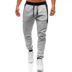 2018 импортные товары Горячие мужские спортивные штаны на молнии карман Luokou цвет дизайн Мужские штаны для спорта уличная мода