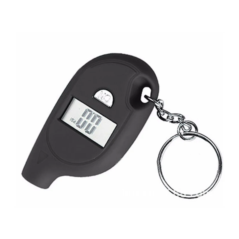 Mini LCD Digital Tire Tyre Keychain Air Pressure Gauge For Car Auto Motorcycle