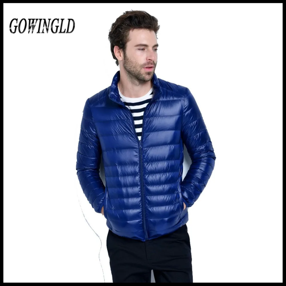 Men Down Jacket Winter Men's Down Puffer Coat Lightweight Down Jacket