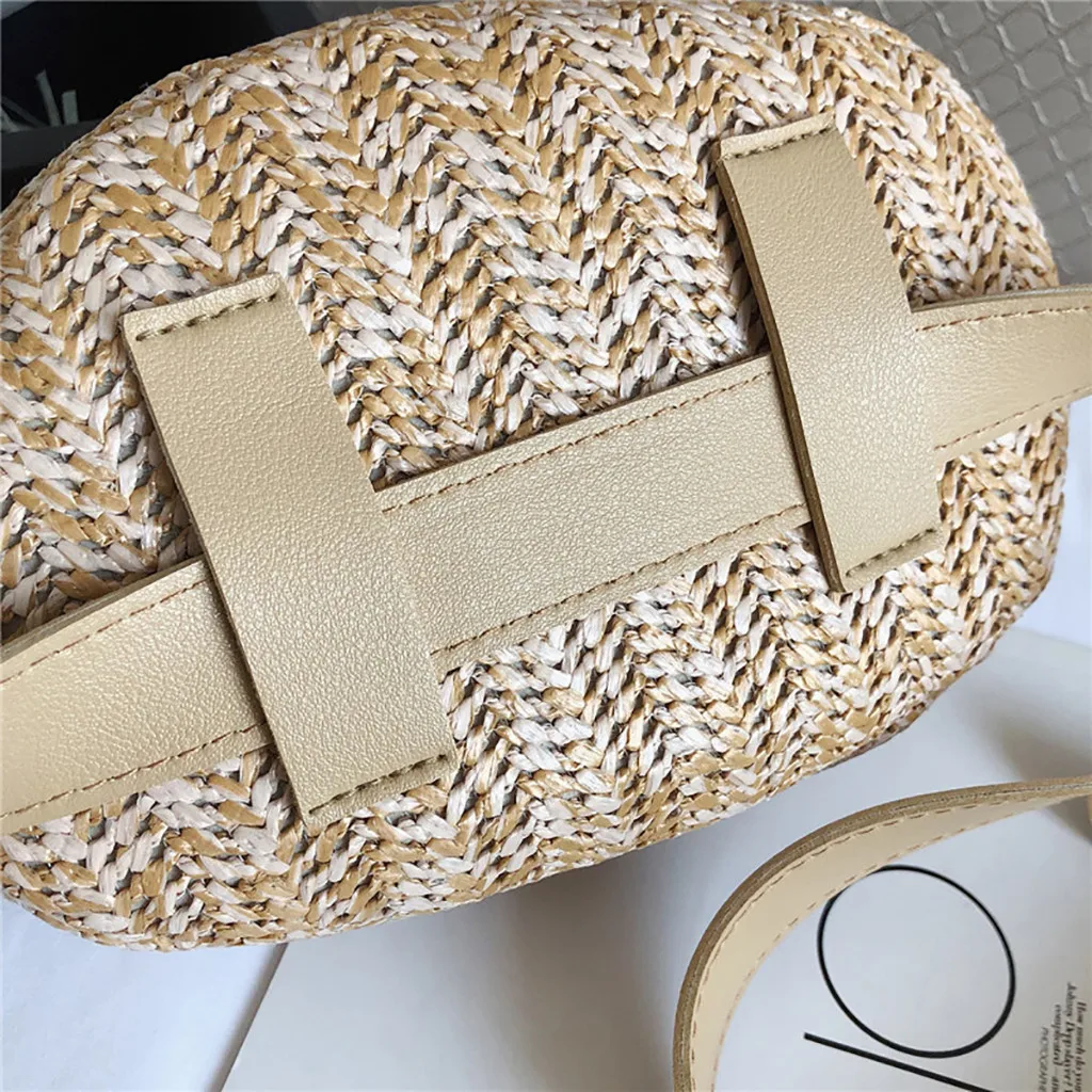 Fashion Chest Bag Casual Summer Women Lace Straw Simple Versatile Messenger Bag Waist Chest Bag Crossbody Mobile Phone Bags