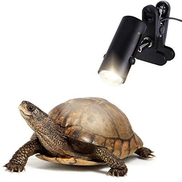 Светильник для рептилий-уникальная вращающаяся на 360 ° головка лампы-надежно зажимается или виснет в вашей черепашке, змее, ящерице, ам
