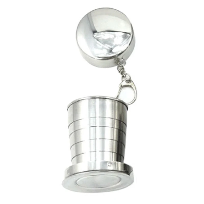 

Stainless Steel Retractable Folding Cup Telescopic Collapsible Outdoor Travel