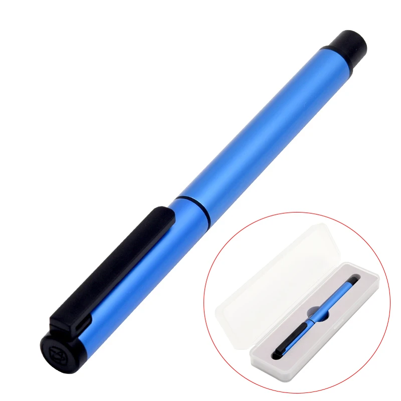 

KACO TUBE Metal Rollerball Pen with Black Clip 0.5mm Black Ink Signature Pens School Office Supplies Writing Stationery