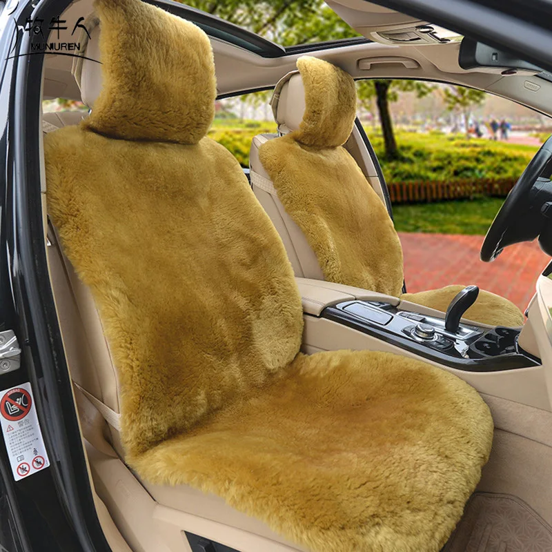 Чехлы для автомобильных сидений из 100% австралийской шерсти зимние