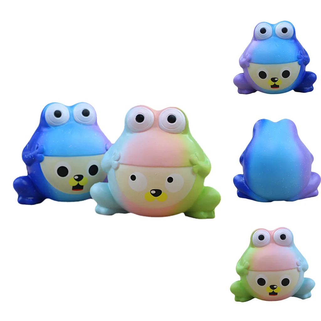 

Skuishy Cute Animals Funny Flogs Slow Rising Adult Venting Tools Children's Anti-stress Toys Soft Starting Creative Gifts