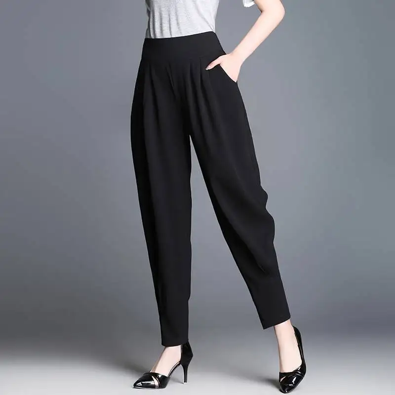 LOMAIYI мешковатые штаны-шаровары женские весенние/летние брюки с высокой талией Женские рабочие брюки женские шаровары женские широкие брюки BW019