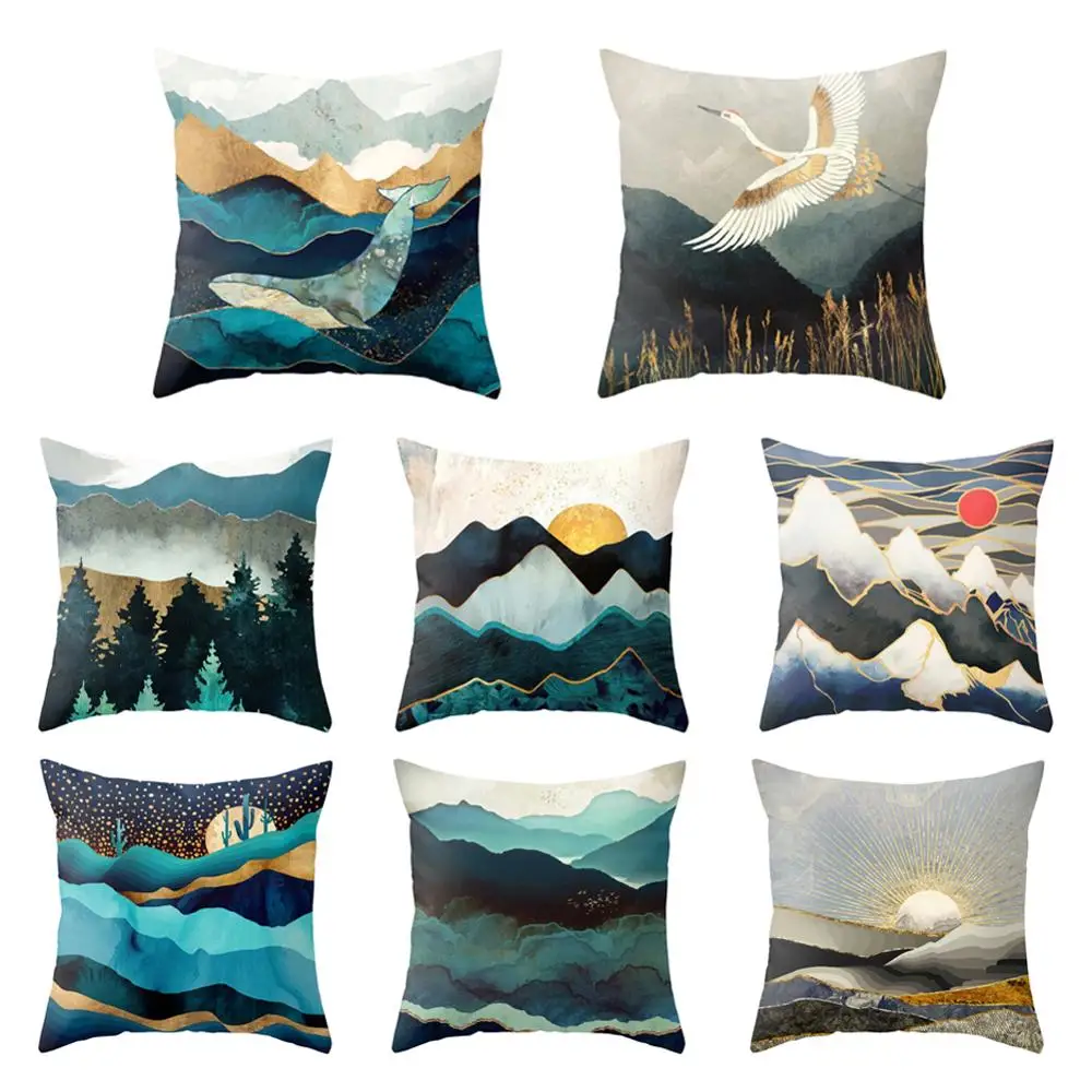 

AIHOME Home Decor Nordic Cushion Case Decorative Cushion Pillow Cover Polyester Cushion Case Bed Decorative Pillowcase