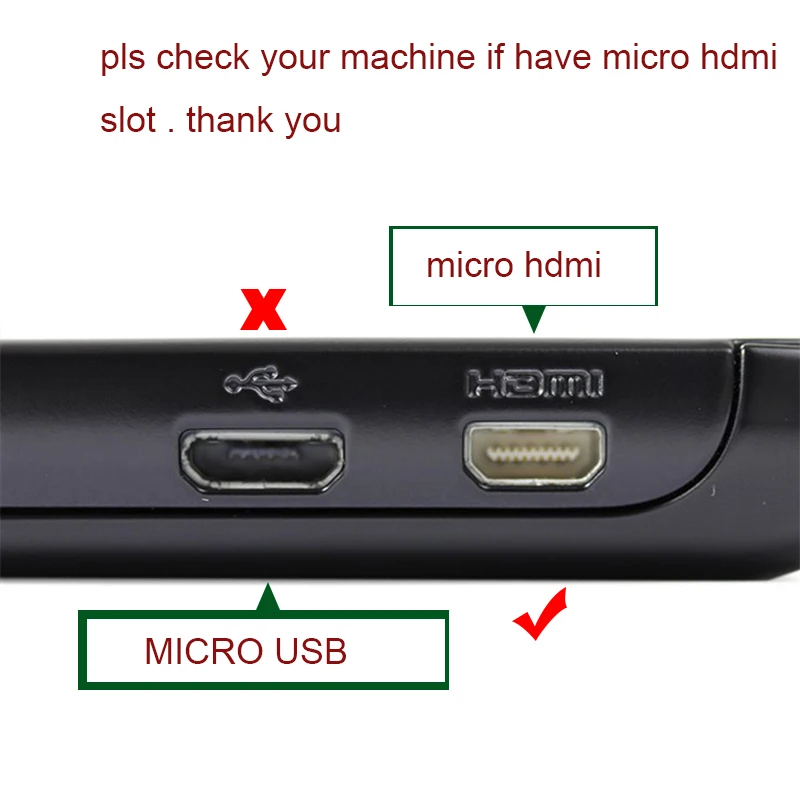 HDMI-compatible to MICRO HDMI-compatible D male for Canon