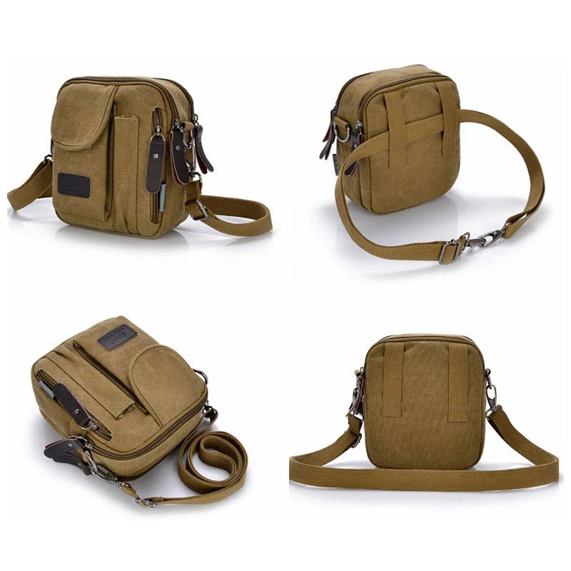 الرجال قماش حقيبة ساع الرجال Crossbody أكياس صغيرة أعلى-مقبض البسيطة الحقائب حقائب حمل الرجال السفر حقائب كتف