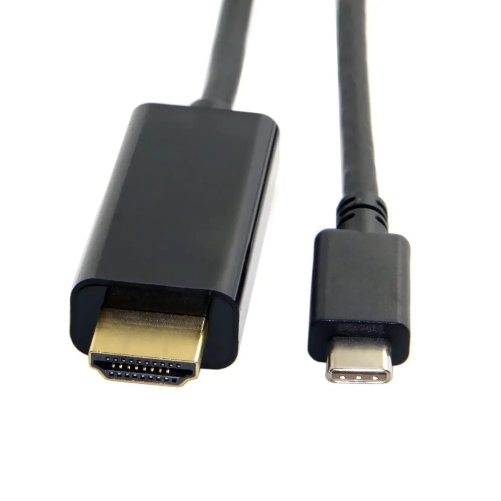 USB зарядный кабель 3 1 C Тип на HDMI 4k 2k HD для Mac book и Chrombook XPS13 ноутбука 8 M 6ft черного