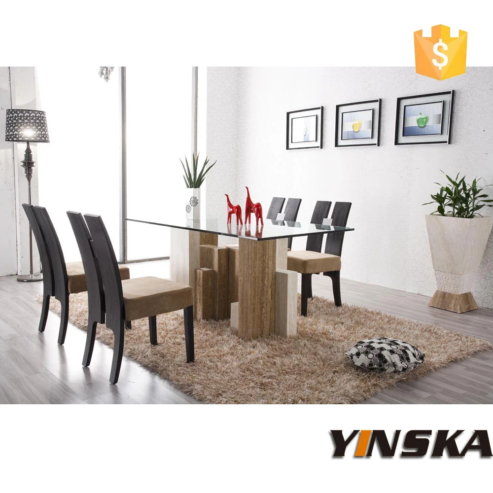 Disegno Interno Della Sala Da Pranzo Con Mobili Eleganti Vettore Premium