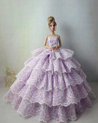 handmade Clothes for barbie dress for barbie Clothes evening dress doll for  barbie accessories wedding dresses