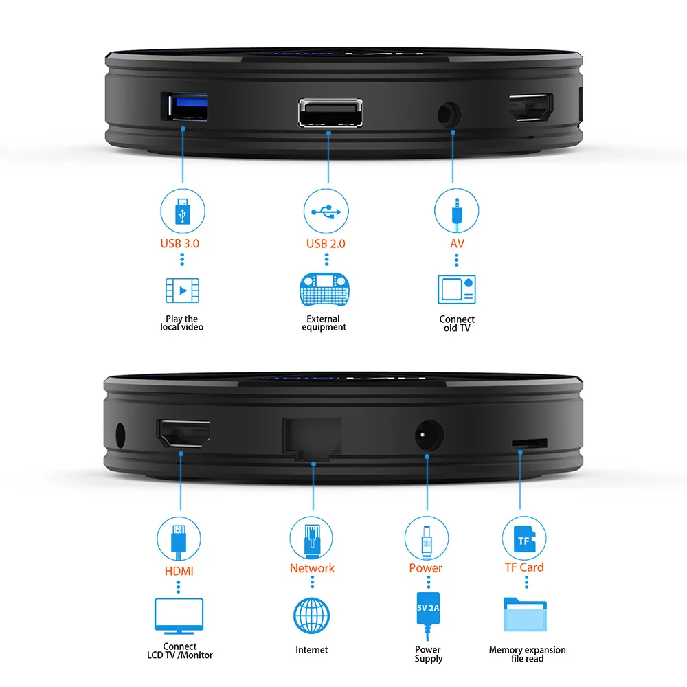 HK1 Мини плюс Android 9,0 Смарт ТВ коробка Rockchip RK3318 поддержка 4K 60fps USB3.0 Google PlayStore Netflix Youtube телеприставка