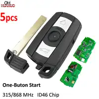 5PCS/LOT, Smart Remote Key for BMW 1 3 5 Series X5 X6 2006-2011 315MHZ/868MHZ ID46 with Comfort Access System One-Button Start