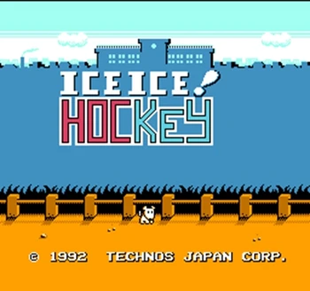 

Technos Ice Hockey 60 Pin Game Card For 8 Bit Subor Game Player