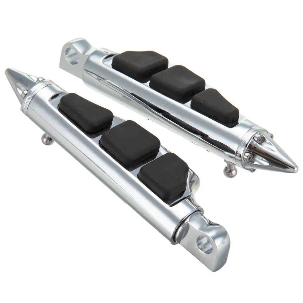Motorcycle Chroming Stiletto Foot pegs footrest For Harley Davidson