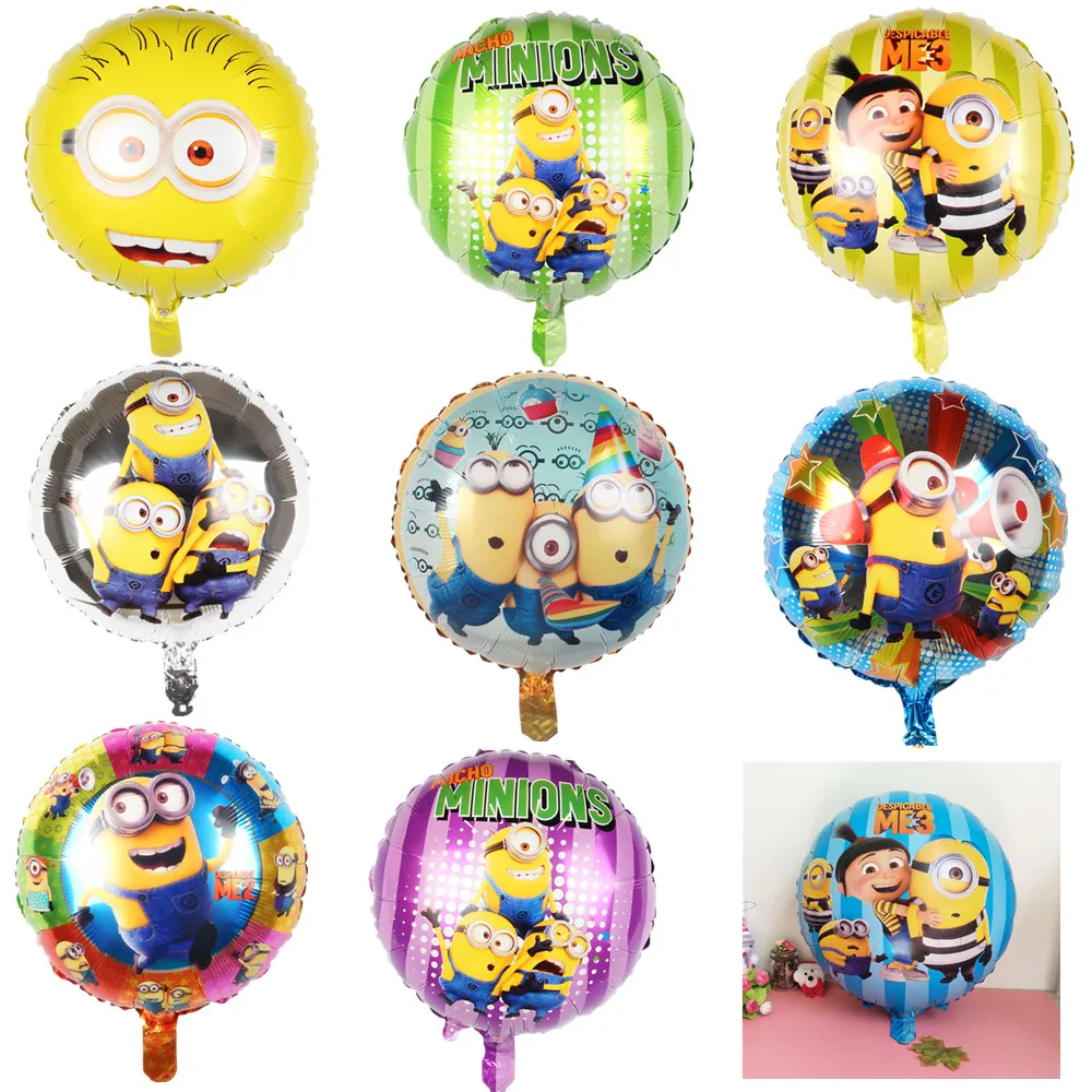XXYYZZ New Air Balls Yellow Minions Balloons Despicable Me balloon ...