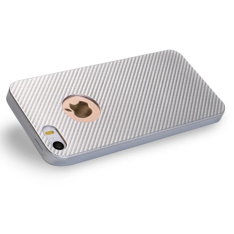 carbon fiber silicone case iphone 5 5s se (12)