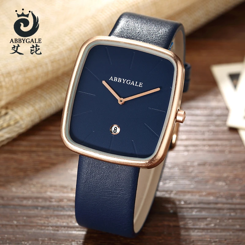 Часы женские прямоугольные кварцевые уникальные Простые Модные Наручные с датой