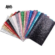 AHB 32 цвета массивная блестящая ткань блестящая Лазерная блестка пэчворк для поделок сумка для изготовления бант Материал кожзам ручной работы