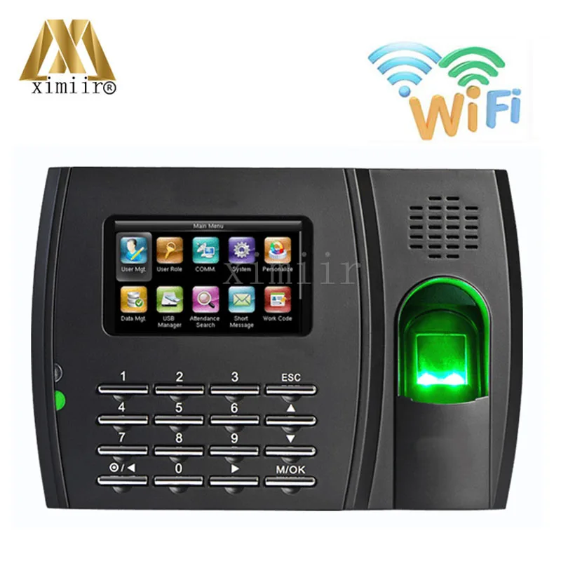 

New Arrived Thumb+ID+IC Zk Attendance System U8 WIFI Function Fingerprint Time Attendance Machine
