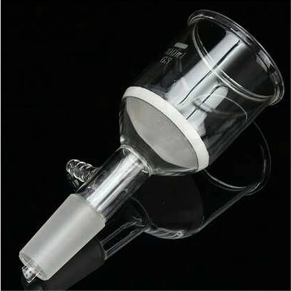 60ml Joint 24/29 Filter Funnel Buchner Sand Core G1 G5 Coarse Lab Glass