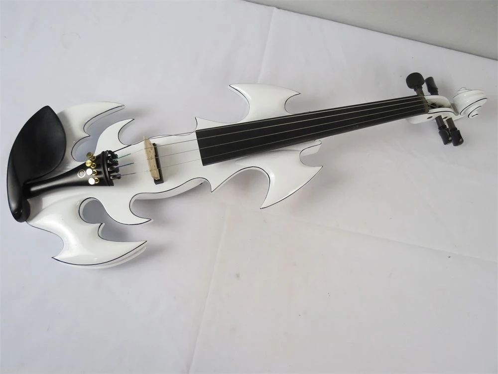 新しいモデル白い色歌ブランドアート合理化4文字列4 4電気バイオリン Electric Violin Electric Violin Brandsbrand Violin Aliexpress