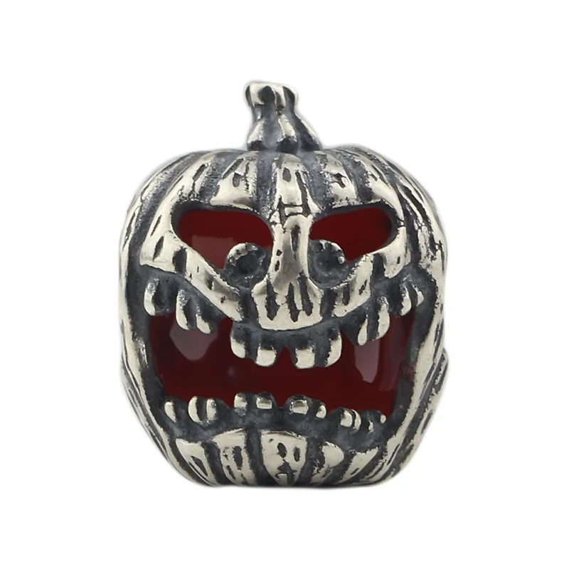

925 Sterling Silver Beads Halloween pumpkin For Jewelry Making Charms Fit Original Bracelet& Necklace Gift