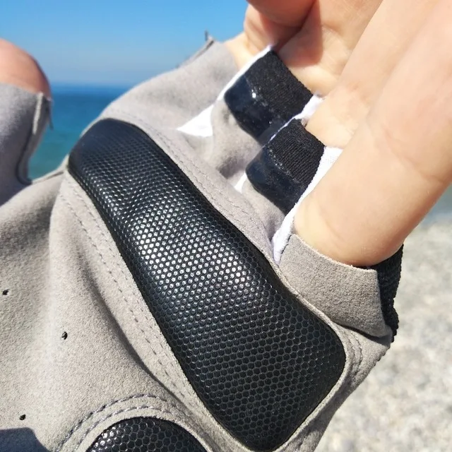 الغربية ركوب الدراجات دراجة قفازات في الهواء الطلق نصف إصبع هلام سادة الرياضة الرجال قفازات للصدمات تنفس الصيف قفازات لركوب الدراجات