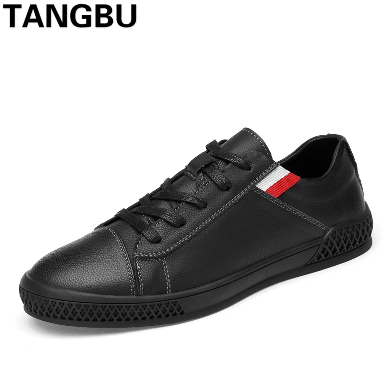 

New Listing Genuine Leather Spring And Autumn Breathable Sneakers Popular Fashion Trainers Shoes Skateboarding Shoes Size 38-44