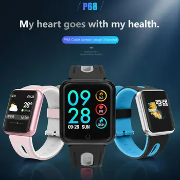 

Smart Watch Blood Pressure Heart Rate Monitor Bracelet Wristband for iOS Android