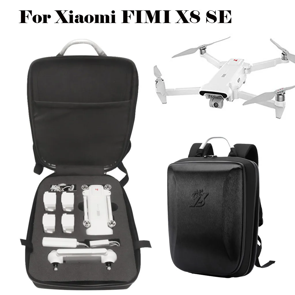 

FIMI X8 SE Storage Bag Shell Carrying Case Backpack Bag Waterproof Anti-Shock Large capacity Durable Hard Shell Design