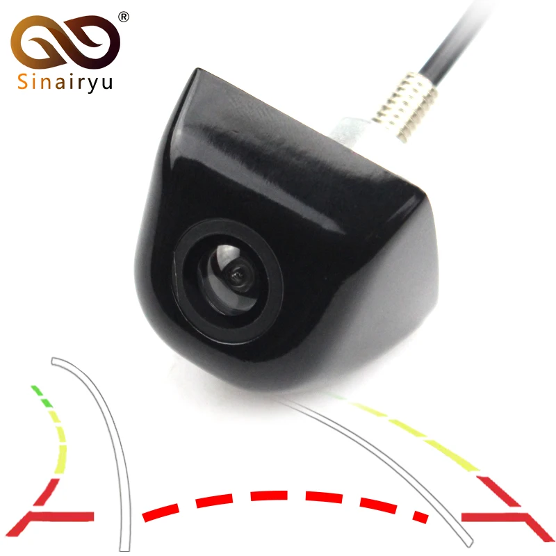 Sinairyu интеллектуальная Универсальная автомобильная резервная камера, Автомобильная камера заднего вида с динамической направляющей, металлический корпус