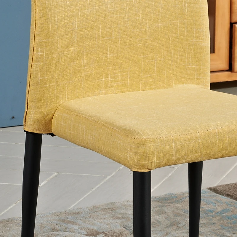 Nordic fashion simple modern fabric dining chair hotel restaurant chair removable stackable backrest chair Nordic fashion simple modern fabric dining chair hotel restaurant chair removable stackable backrest chair