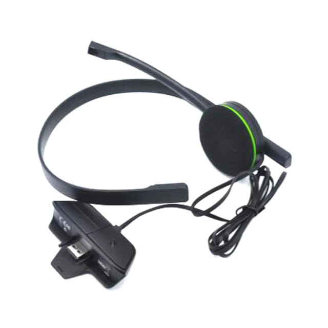 Best Price 10PCS Wired Chat Chatting Gamer Headset Black Replacement Headsets Headphone With Mic For Microsoft Xbox One