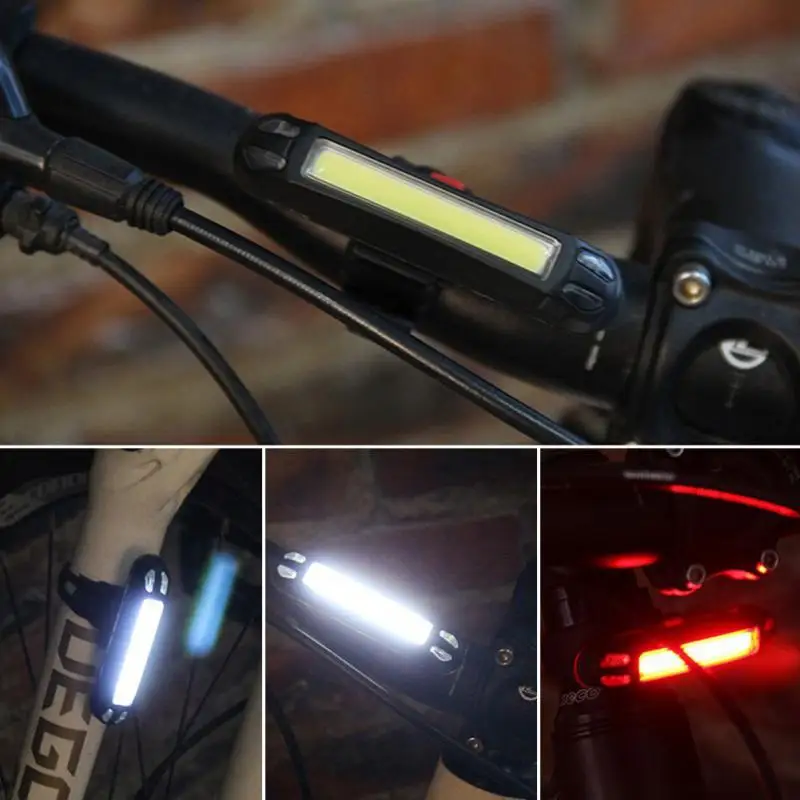 Perfect New USB Rechargeable Bicycle Taillight Safety Warning Rear Light LED Bicycle Taillight Cycling Light Bike Rear Saddle Lamp #918 1