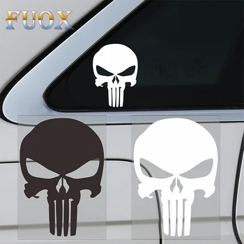 

10CMX14CM PUNISHER Skull BLOOD Vinyl Car Decals Stickers Motorcycles Decoration for Volkswagen Polo Passat B5 B6 car accessories
