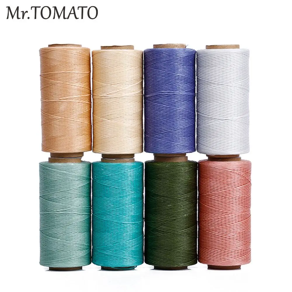 260m 150D Thread Sewing Leather Mix Color Waxed Polyester Stitching Craft Bracelet Polyester Hand Sewing Leather Work Cord ► Photo 1/6