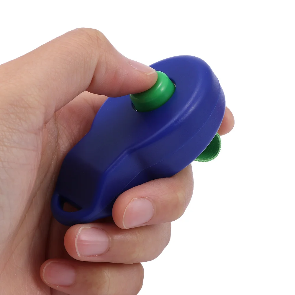 1Pcs Pet Dog Plastic Training Clicker with Finger Holder Pet Dog
