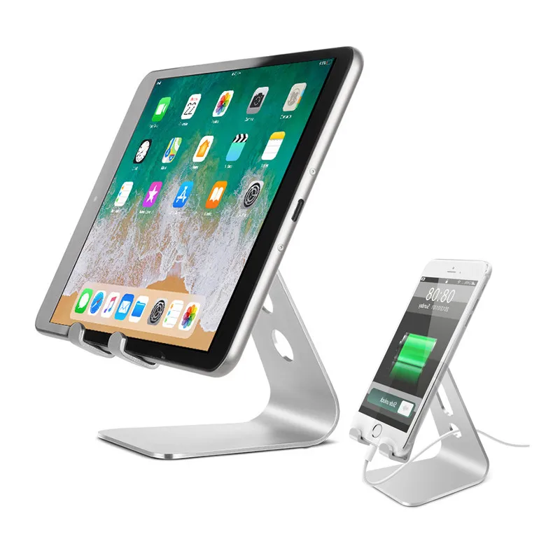 

Phone Holder Stand for iPhone Xs X 7 8 Aluminium Alloy Mobile Phone Stand for Samsung Tablet PC Stand Desk Phone Holder For iPad