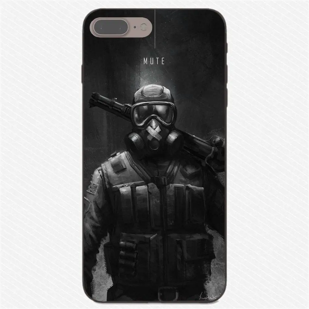 Rainbow Six Siege Operation Black Ice для Huawei Honor Enjoy Mate Note 6s 8 9 10 20 Lite Play Pro P smart Soft