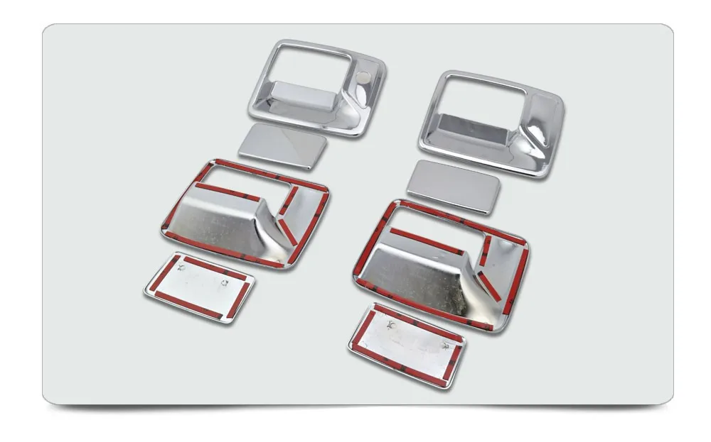 2000-2006 F250 Accessories 4D Door Handle Cover No PSKH For Ford F-250 South American Version Only ABS Chromium FREE Shipping e