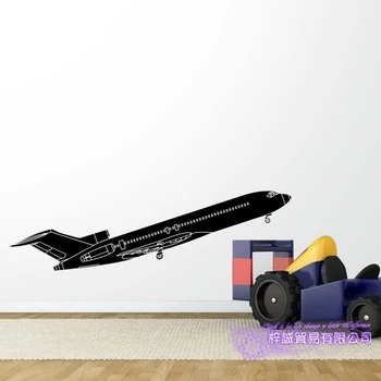 

Airliner Airplane Sticker Vehicle Decal Classic Aircraft Posters Vinyl Wall Decals Aeroplane Parede Decor Mural Airplane Sticker