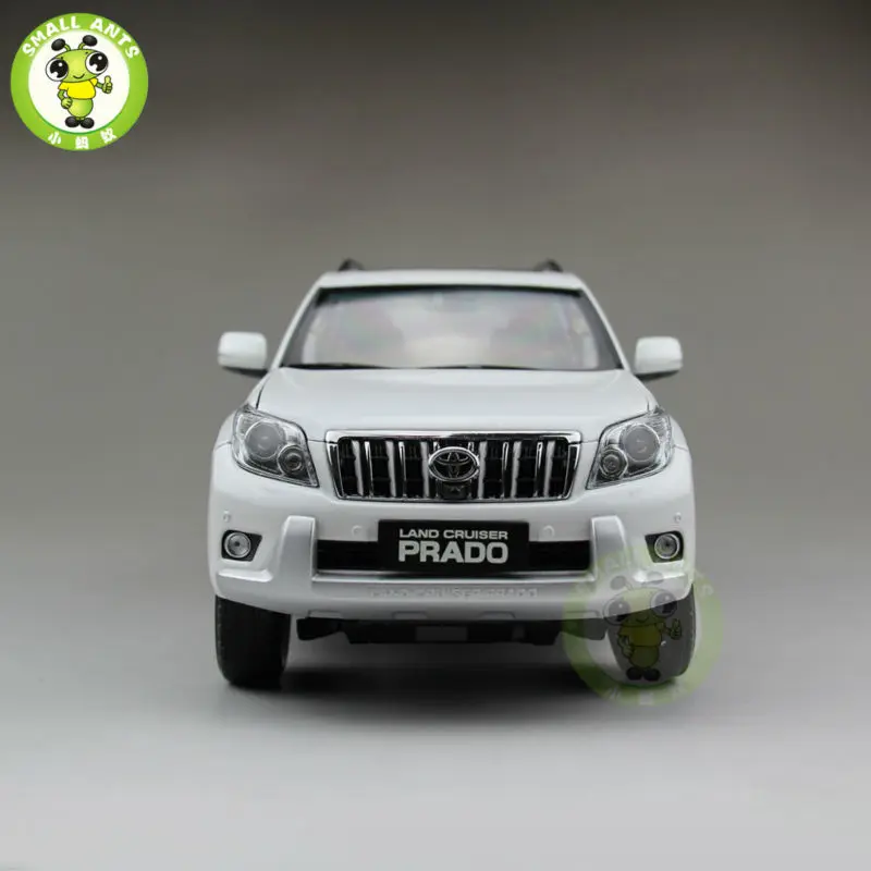 1/18 Land Cruiser Prado литая под давлением модель автомобиля SUV игрушки для подарков коллекция хобби белый без рисунка