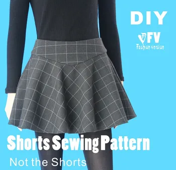 

Pants sewing pattern The trousers pattern(Not the pants) culottes Shorts sewing pattern BDK-5