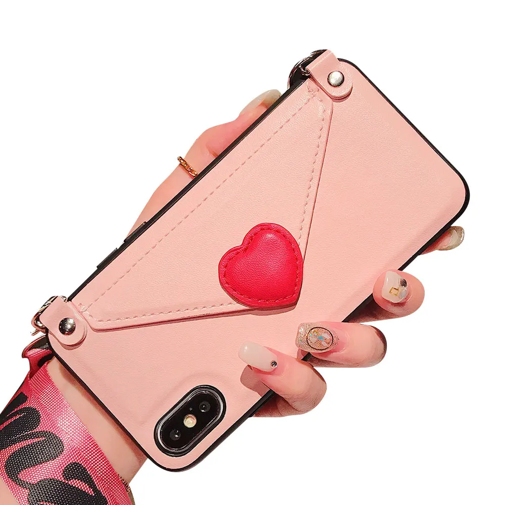 Чехол для телефона KISSCASE с кожаным ремешком iPhone 7 Plus X XR XS MAX Lover чехлы 8 6 6S
