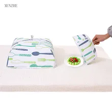 XUNZHE пищевая Пылезащитная Крышка Складная фольга многофункциональное сохранение пищи Изолированная Крышка для еды настольная мухи комары Кухонные гаджеты