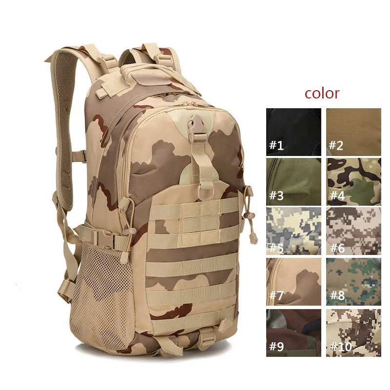 

Men Women Military Army Backpack Trekking Travel Rucksacks Trekking Camouflage Bag BS88